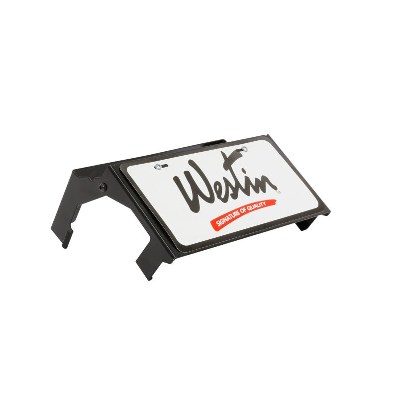 Westin MAX Winch Tray License Plate Bracket - Black-thumbmail-17