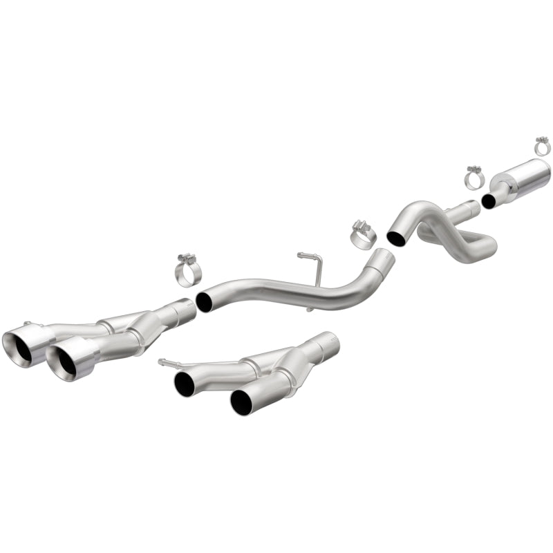 MagnaFlow Cat-Back 2013-2017 Hyundai Veloster L4 Turbo 2.25in SS Street Series 4in Polished Tips-thumbmail-1