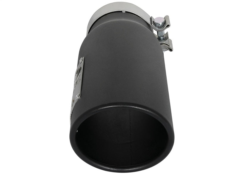 aFe MACH Force-Xp 409 Stainless Steel Exhaust Tip 3.5 In x 4.5in Out x 12in L Clamp-On-thumbmail-5
