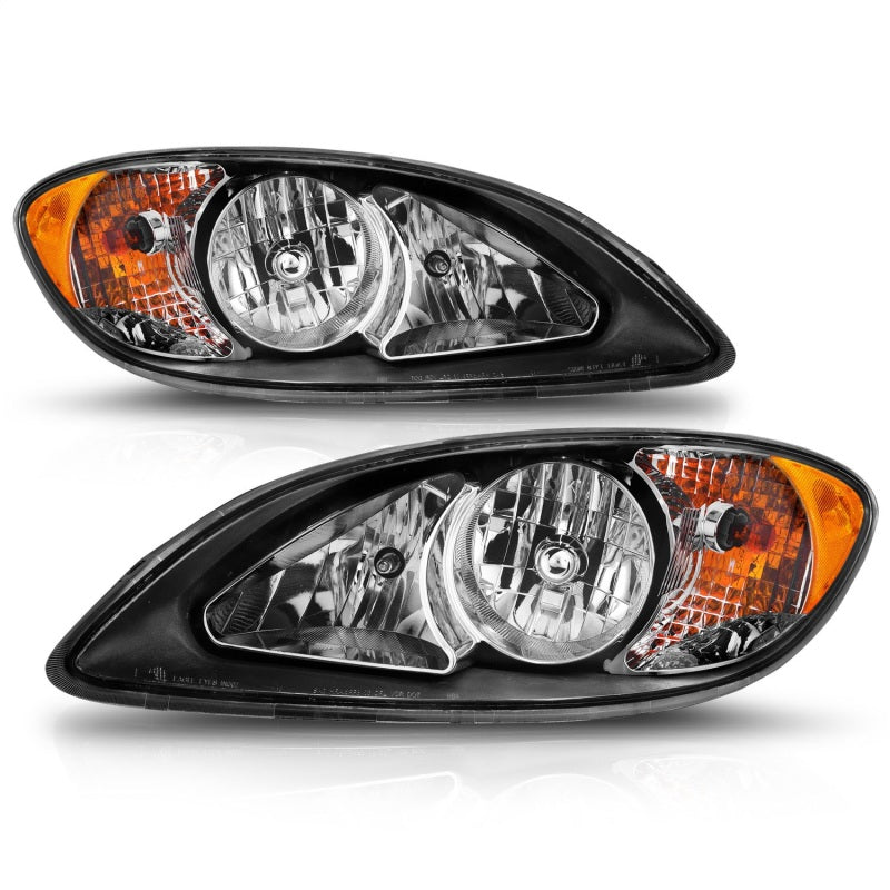 ANZO 2008-2016 International Prostar Crystal Headlights Black Housing (OE Replacement)-thumbmail-7