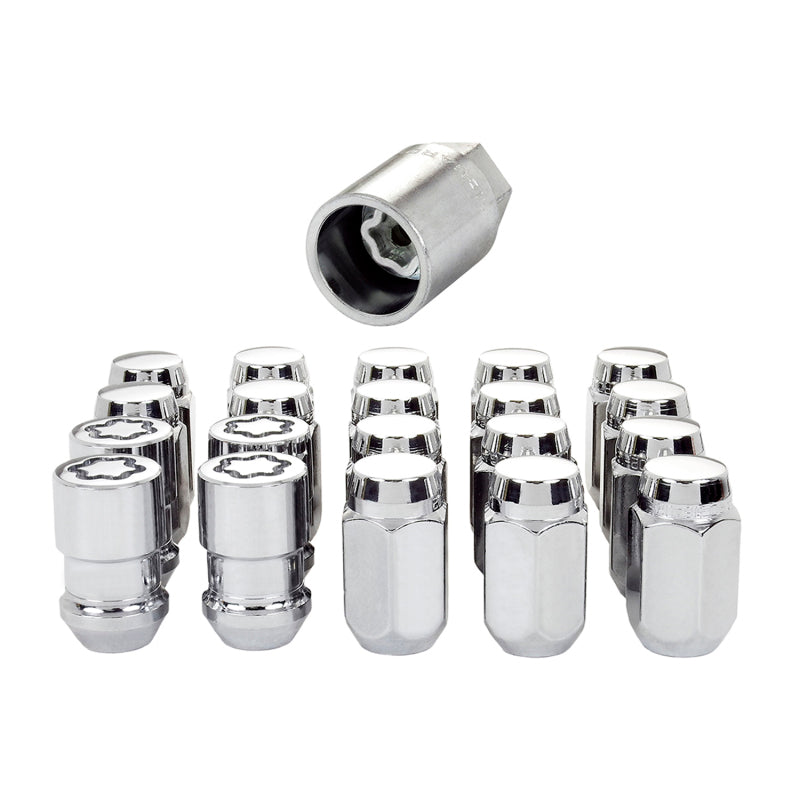 McGard 5 Lug Hex Install Kit (Clamshell) w/Locks (Cone Seat Nut) M12X1.5 / 13/16 Hex - Chrome-thumbmail-4