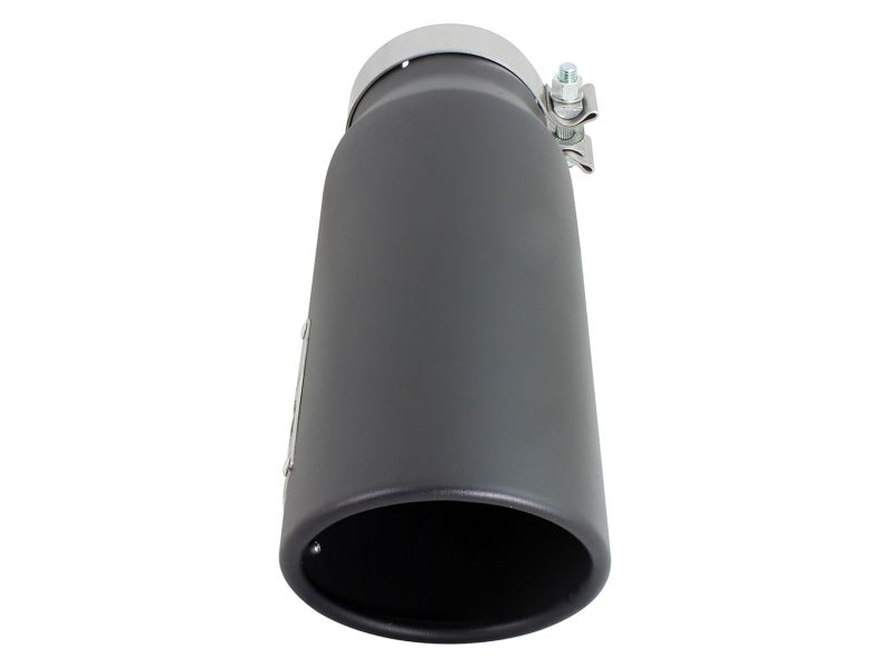 aFe Diesel Exhaust Tip Bolt On Black 4in Inlex x 5in Outlet x 15in-thumbmail-5