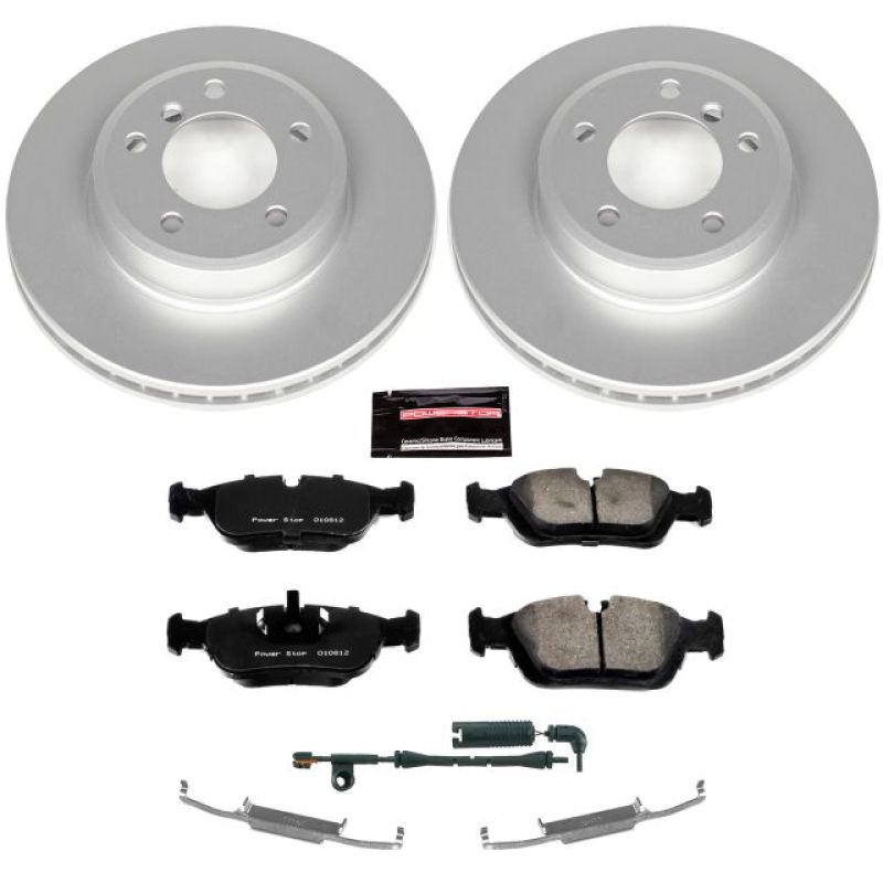 Power Stop 2000 BMW 323i Front Z23 Evolution Sport Coated Brake Kit-thumbmail-1