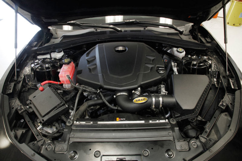 Airaid 16-18 Chevrolet Camaro 3.6L V6 F/I Airaid Jr Intake Kit - Dry / Red Media-thumbmail-7