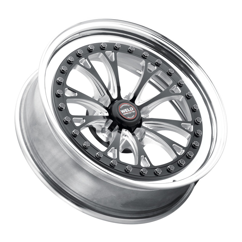 Weld Vitesse 17x10 / 5x4.5mm BP / 8in. BS Low Pad Black Wheel - Polished Non-Beadlock-thumbmail-3