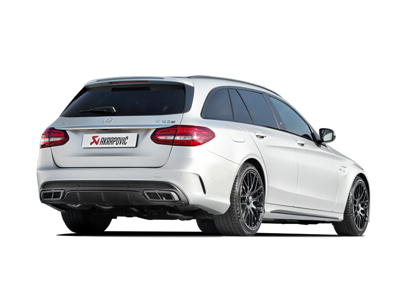 Akrapovic 15-17 AMG C63 Estate Evolution Line Cat Back (Titanium) w/ Carbon Tips (Req. Link Pipe)-thumbmail-8
