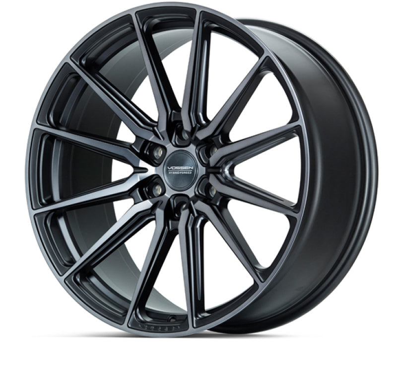 Vossen HF6-1 22x9.5 / 6x139.7- ET20 / Deep Face / 106.1 - Tinted Matte Gunmetal Wheel-thumbmail-1