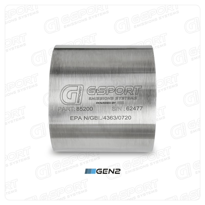 GESI G-Sport 400 CPSI GEN 2 EPA Compliant 4.5in x 4in High Output Substrate Only- 500-850HP-thumbmail-1