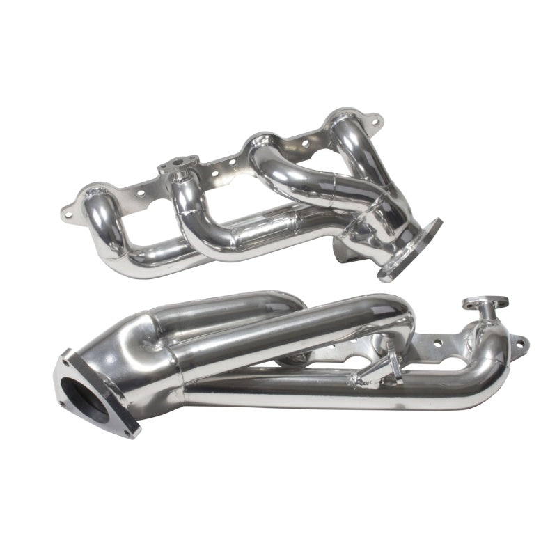 BBK 99-04 GM Truck SUV 4.8 5.3 Shorty Tuned Length Exhaust Headers - 1-3/4 Silver Ceramic-thumbmail-15