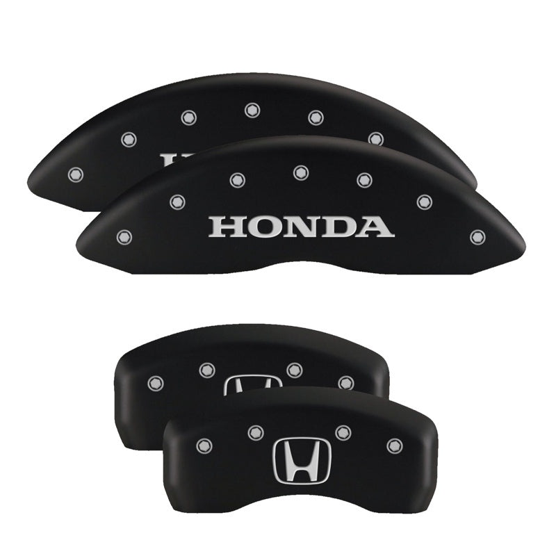 MGP 4 Caliper Covers Engraved Front & Rear Vtech Black finish silver ch-thumbmail-2