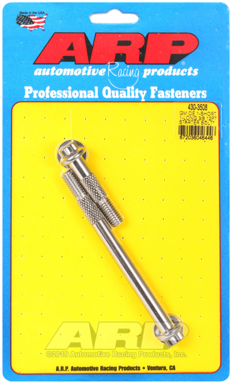 ARP GM 3/8 X 1.975/4.660in 12pt SS Starter Bolt Kit-thumbmail-1