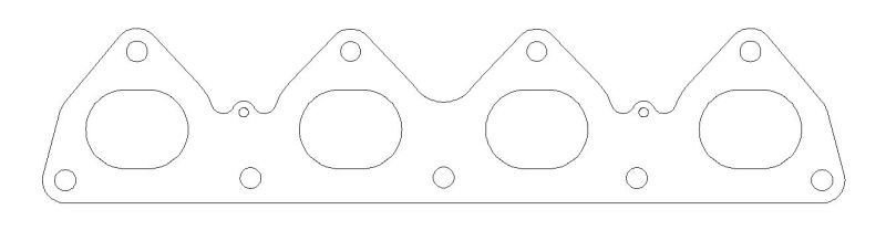 Cometic Honda All H22S 92-01 .030 inch MLS Exhaust Manifold Gasket 1.770 inch X 1.380 inch Port-thumbmail-4