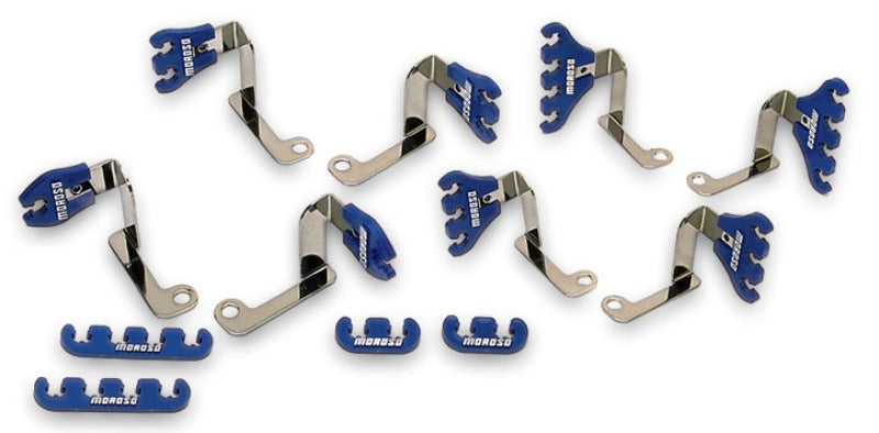 Moroso Chevrolet Big Block Ignition Wire Loom Kit - 7-9mm - Blue-thumbmail-1