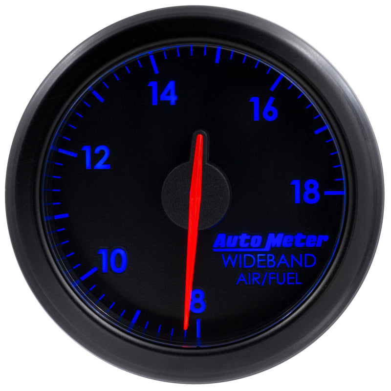 Autometer Airdrive 2-1/6in Wideband Air / Fuel Gauge 10:1-17:1 ARF Range - Black-thumbmail-3