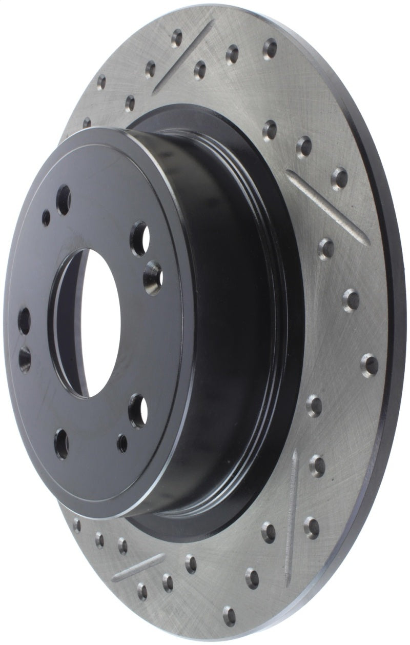 StopTech 09-10 Acura TSX / 08-10 Honda Accord Coupe/05-10 Sedan Right Rear Slotted & Drilled Rotor-thumbmail-11