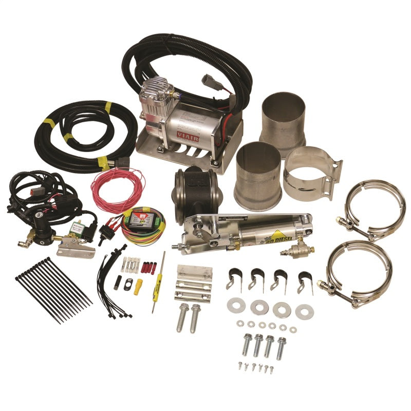 BD Diesel Exhaust Brake - Universal 4.0in c/w Air Compressor-thumbmail-3