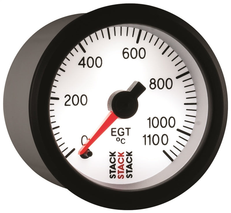 Autometer Stack 52mm 0-1100 Deg C Pro Stepper Motor Exhaust Gas Temp Gauge - White-thumbmail-2