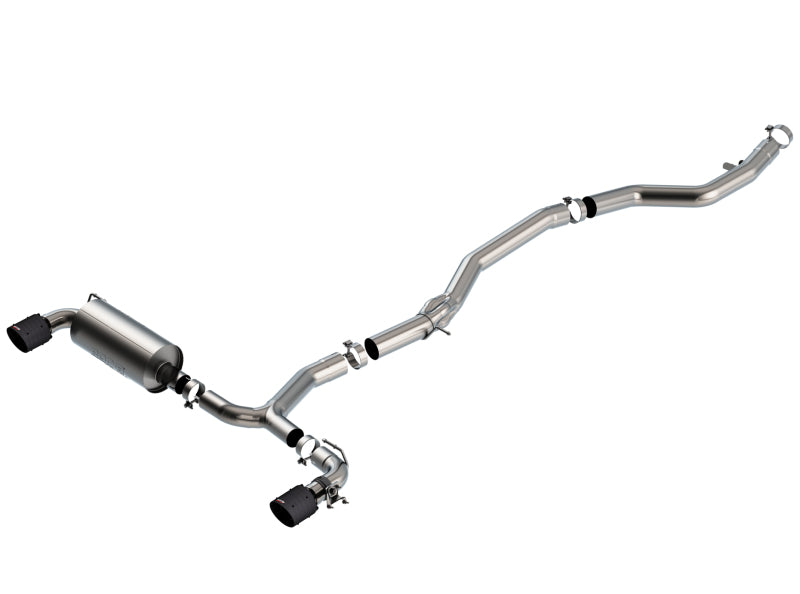Borla 2020 Toyota Supra GR 3.0L I6 3in ATAK Catback Exhaust - Carbon Fiber Tips-thumbmail-1