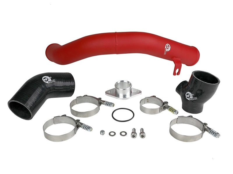 aFe BladeRunner 2.5in Aluminium Hot Side Charge Pipe 15-20 Subaru WRX 2.0T - Red-thumbmail-5