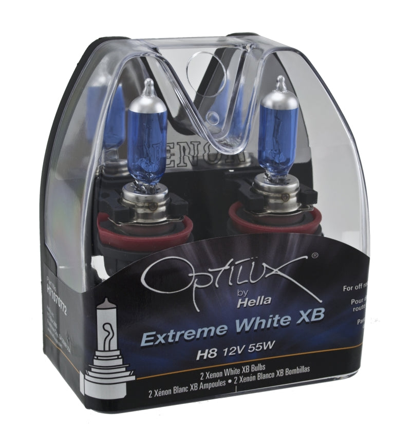 Hella Optilux H8 12V/55W XB Xenon White Bulb (pair)-thumbmail-5