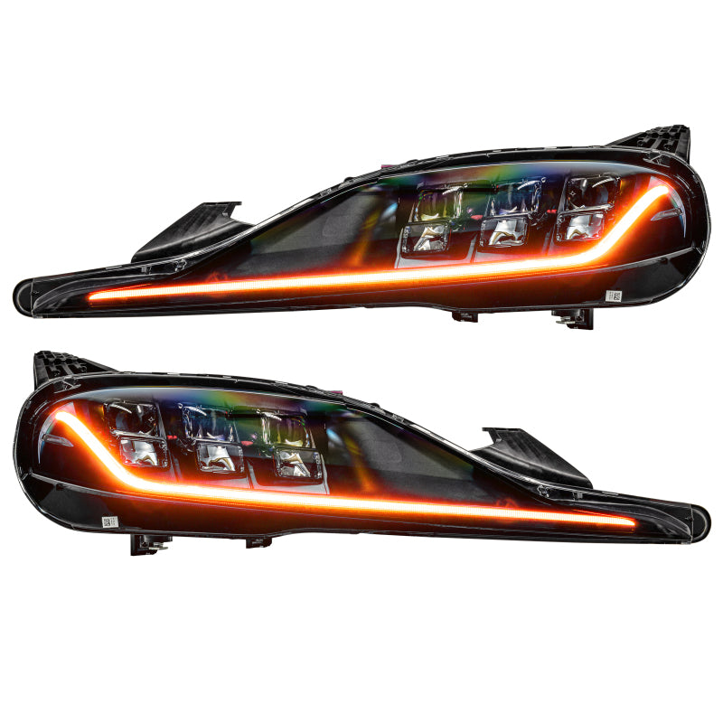 Oracle 20-21 Toyota Supra GR RGB+A Headlight DRL Upgrade Kit - ColorSHIFT w/ BC1 Controller-thumbmail-5