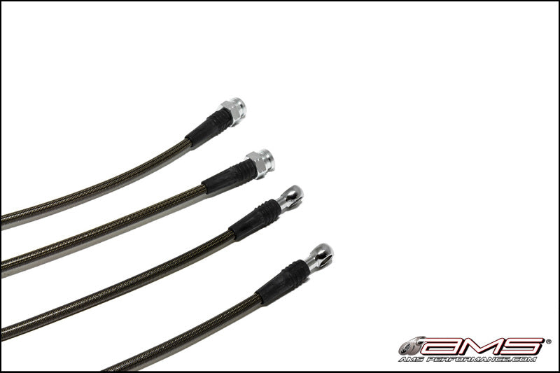 AMS Performance 08-15 Mitsubishi EVO X Stainless Steel Brake Lines (4 Lines)-thumbmail-3