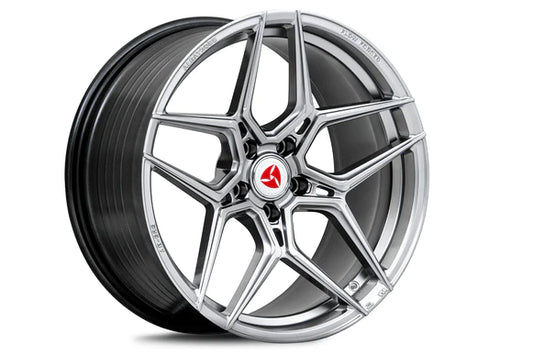 Ark Performance AB-52S Flow Forged Wheel |HYPER BLACK | 19X9.5 | Offset 25| PCD 5X114.3 | Centerbore 67.1