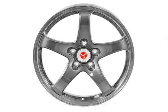 Ark Performance AB-5SP Flow Forged Wheel | Brushed Face Gunmetal | 18X8.5 | Offset 35 | PCD 5X114.3 | Centerbore 67.1