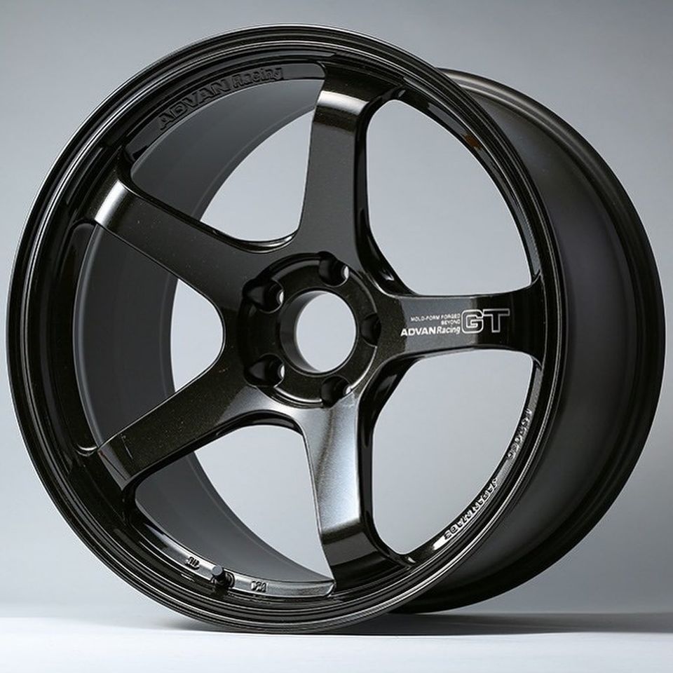 Advan RS-DF Progressive 18x12.0 +25 5-114.3 Racing Titanium Black Wheel main image 0