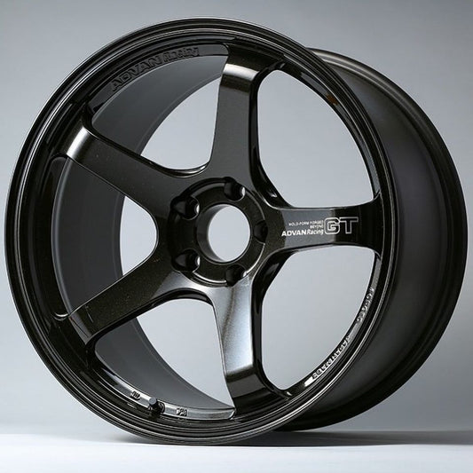 Advan GT Beyond 18x12 +25 5x114.3 Racing Titanium Black Wheel