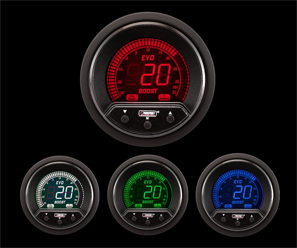60mm Premium Evo Electrical Boost Gauge