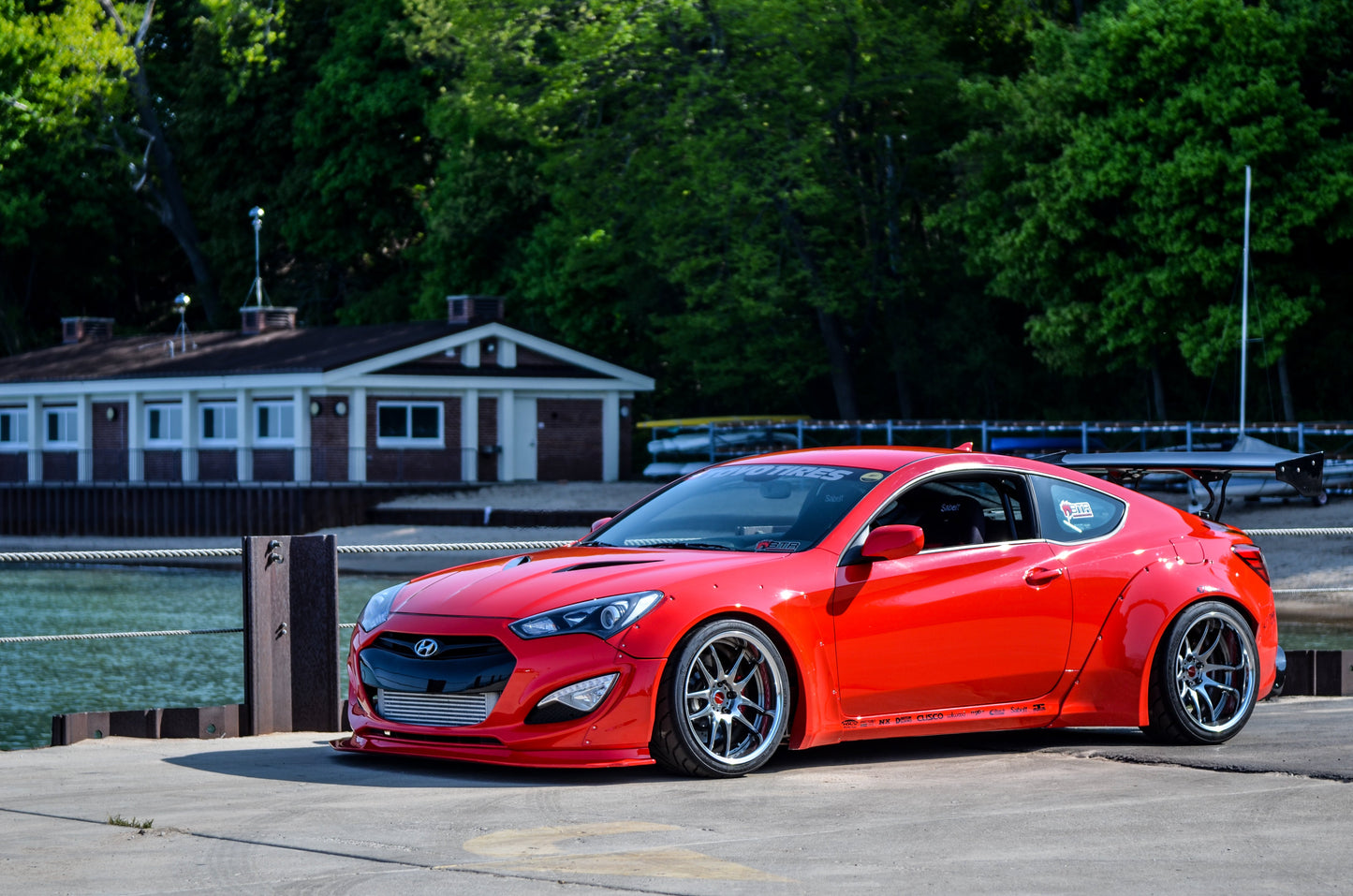 Remake 2013-14 Hyundai Genesis Coupe Wide Body Kit (Fender Flares Only)