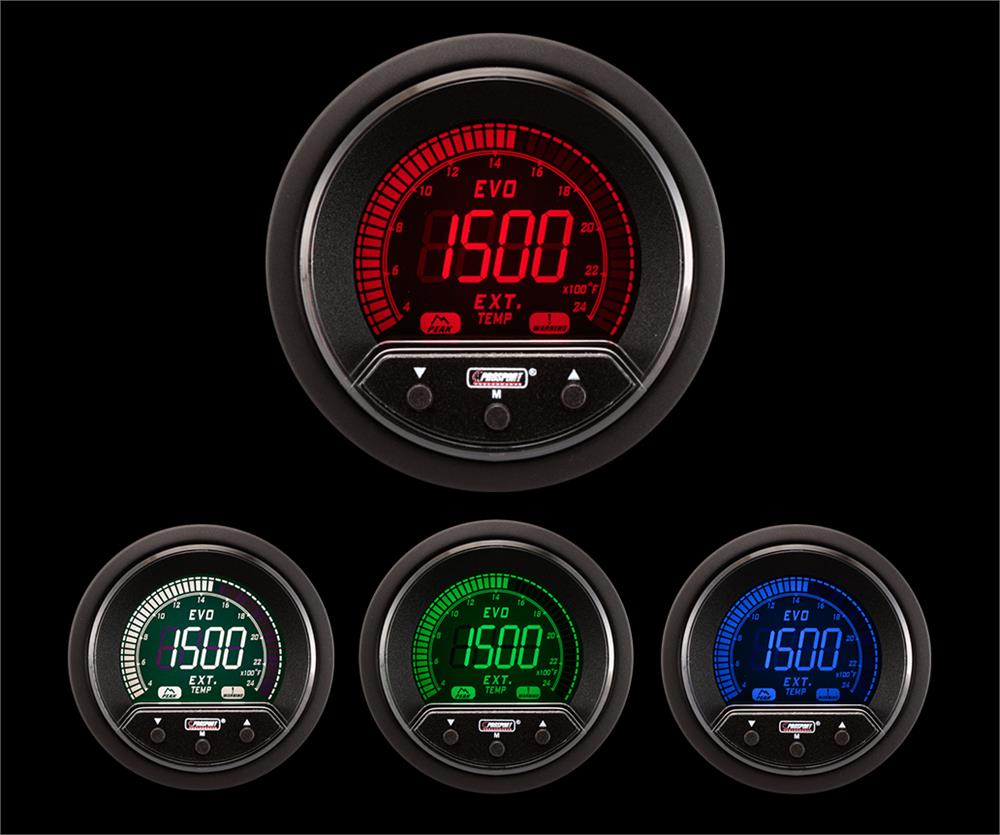 Prosport 2-1/16" Premium Evo Electrical Exhaust Gas Temperature Gauge