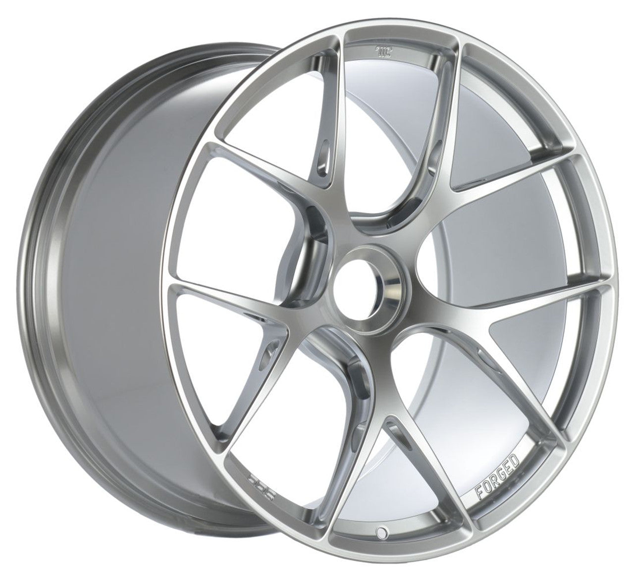BBS FI-R 21x12.5 Centerlock ET48 CB84 Diamond Silver Wheel