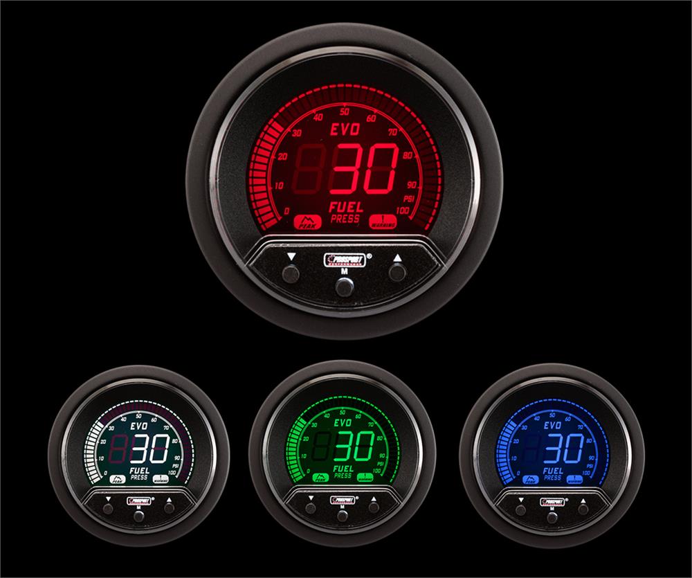Prosport 2-1/16" Premium Evo Electrical Fuel Pressure Gauge