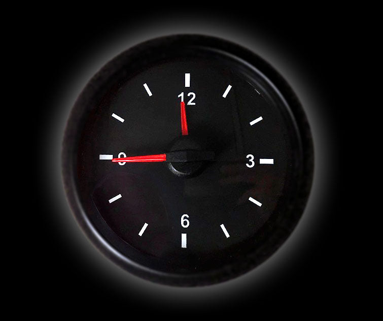 Prosport 2-1/16" Electrical 12 Volt Analog Clock Gauge