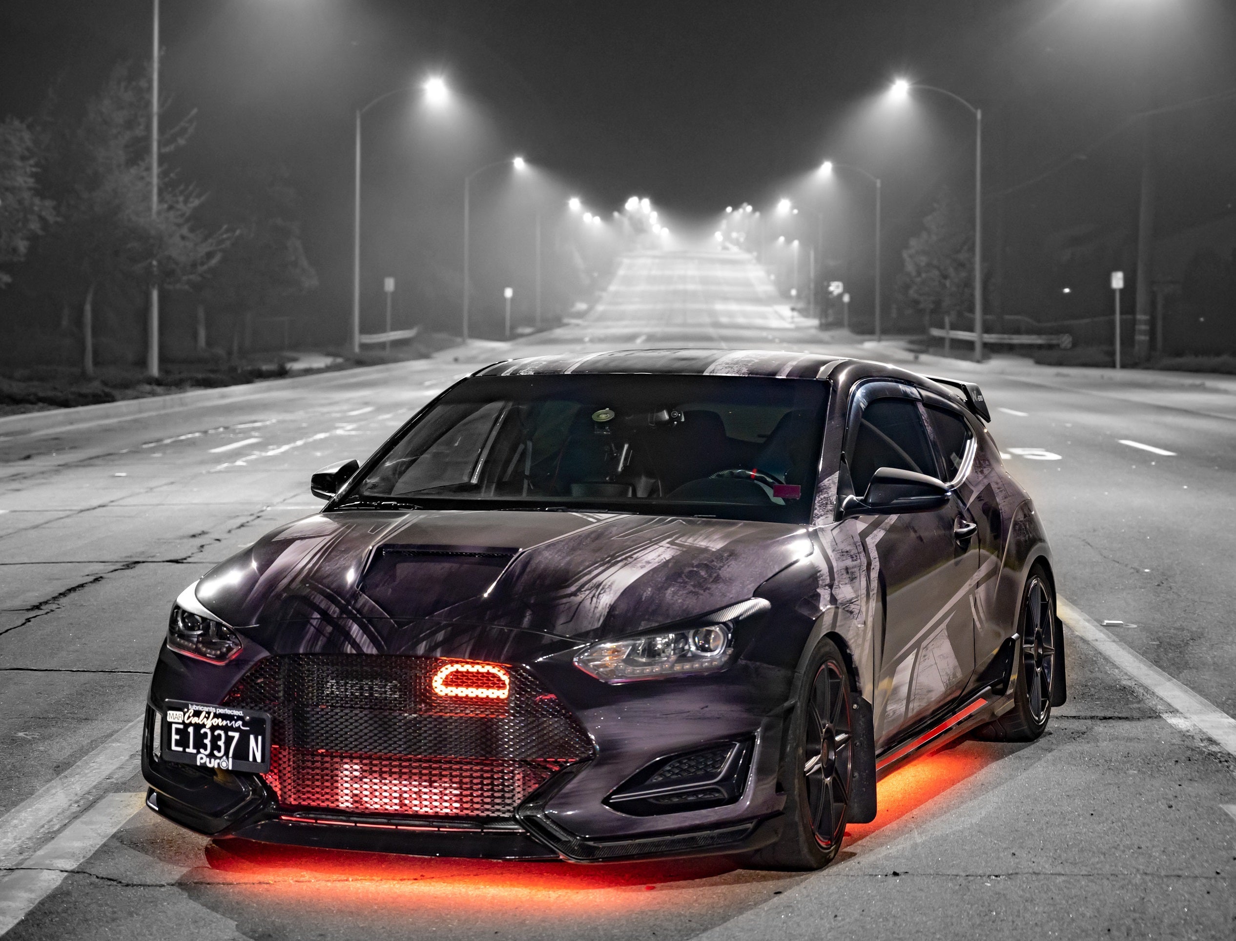 2019-2022 Hyundai Veloster N (non-DCT) BIG MOUTH "LIT KIT" Ram Air Intake Snorkel-thumbmail-4