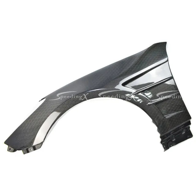 SpeedingX 2010-16 Hyundai Genesis Coupe Honey Comb Carbon Fiber Front Fenders-thumbmail-2