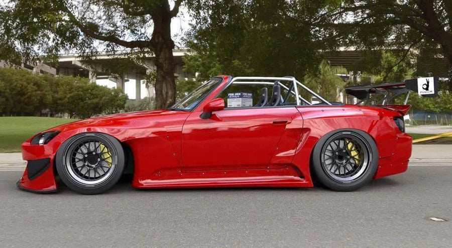 GReddy Pandem RB 00-09 Honda S2000 AP1/AP2 Complete Wide Body Aero Kit w/Ducktail Wing (S/O No Cncl)-thumbmail-4