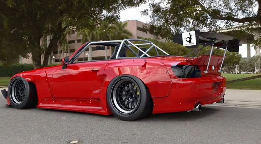 GReddy Pandem RB 00-09 Honda S2000 AP1/AP2 Complete Wide Body Aero Kit w/Ducktail Wing (S/O No Cncl)-thumbmail-3