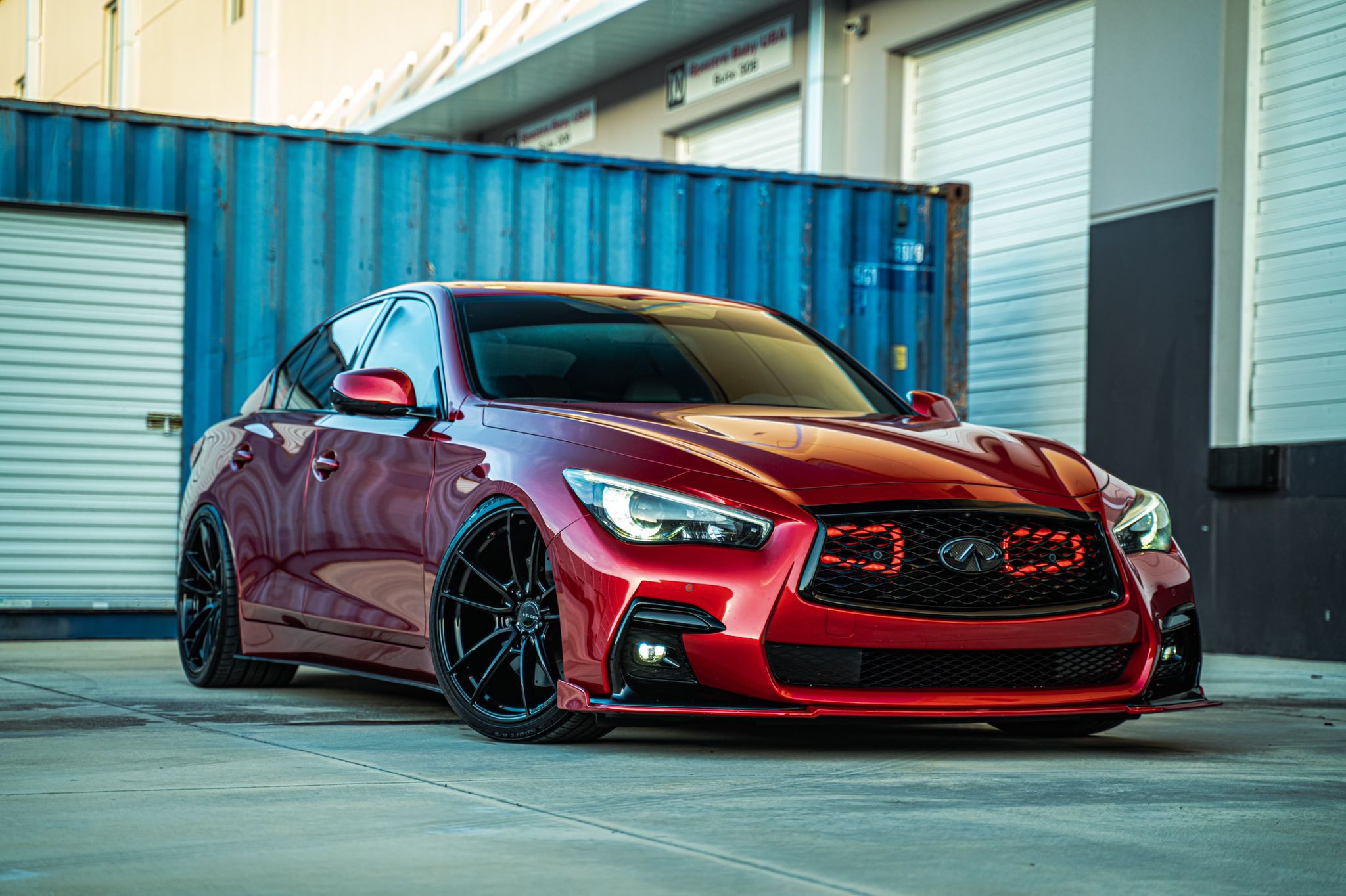 2016-2020+ Infiniti Q60 RedSport BIG MOUTH "LIT KIT" Ram Air Intake Snorkels | Velossa Tech Design