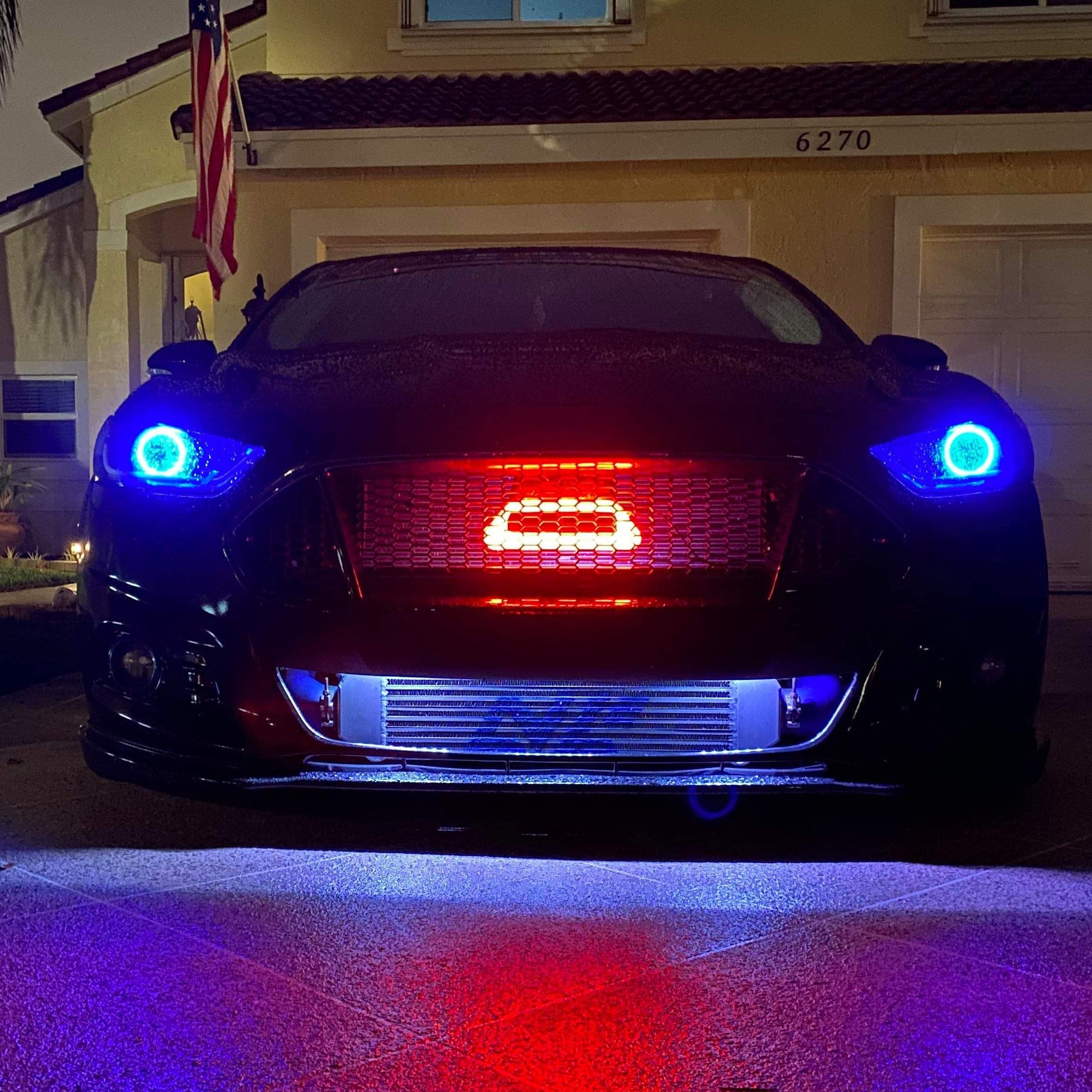 2013-2020 Ford Fusion (Gen 4 Lower Body ONLY) BIG MOUTH "LIT KIT" Ram Air Intake Snorkel (1.5L/1.6L/2.0L EcoBoost/2.5L/Sport)| Velossa Tech Design