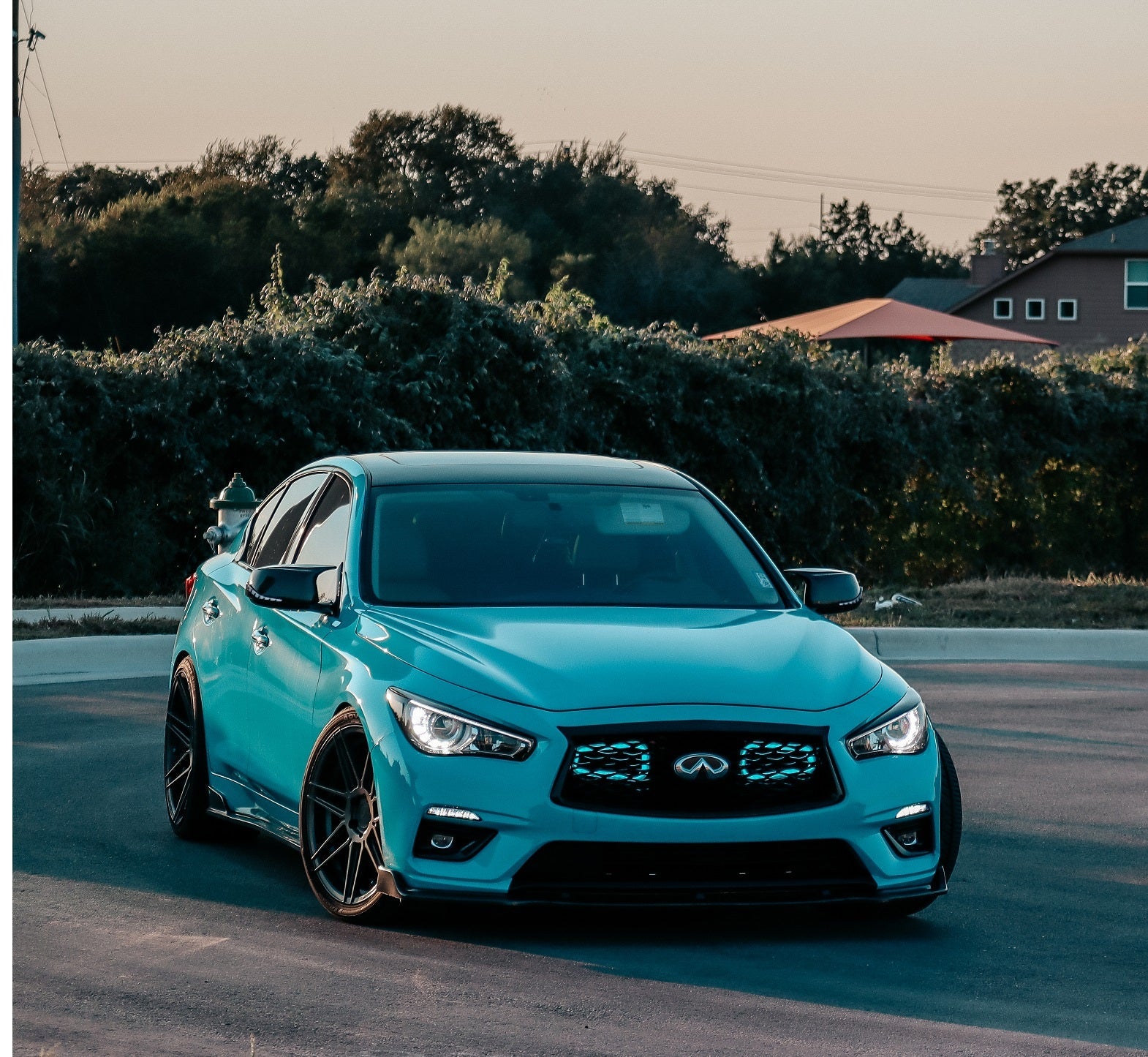 2016-2020+ Infiniti Q50 RedSport BIG MOUTH "LIT KIT" Ram Air Intake Snorkels-thumbmail-10