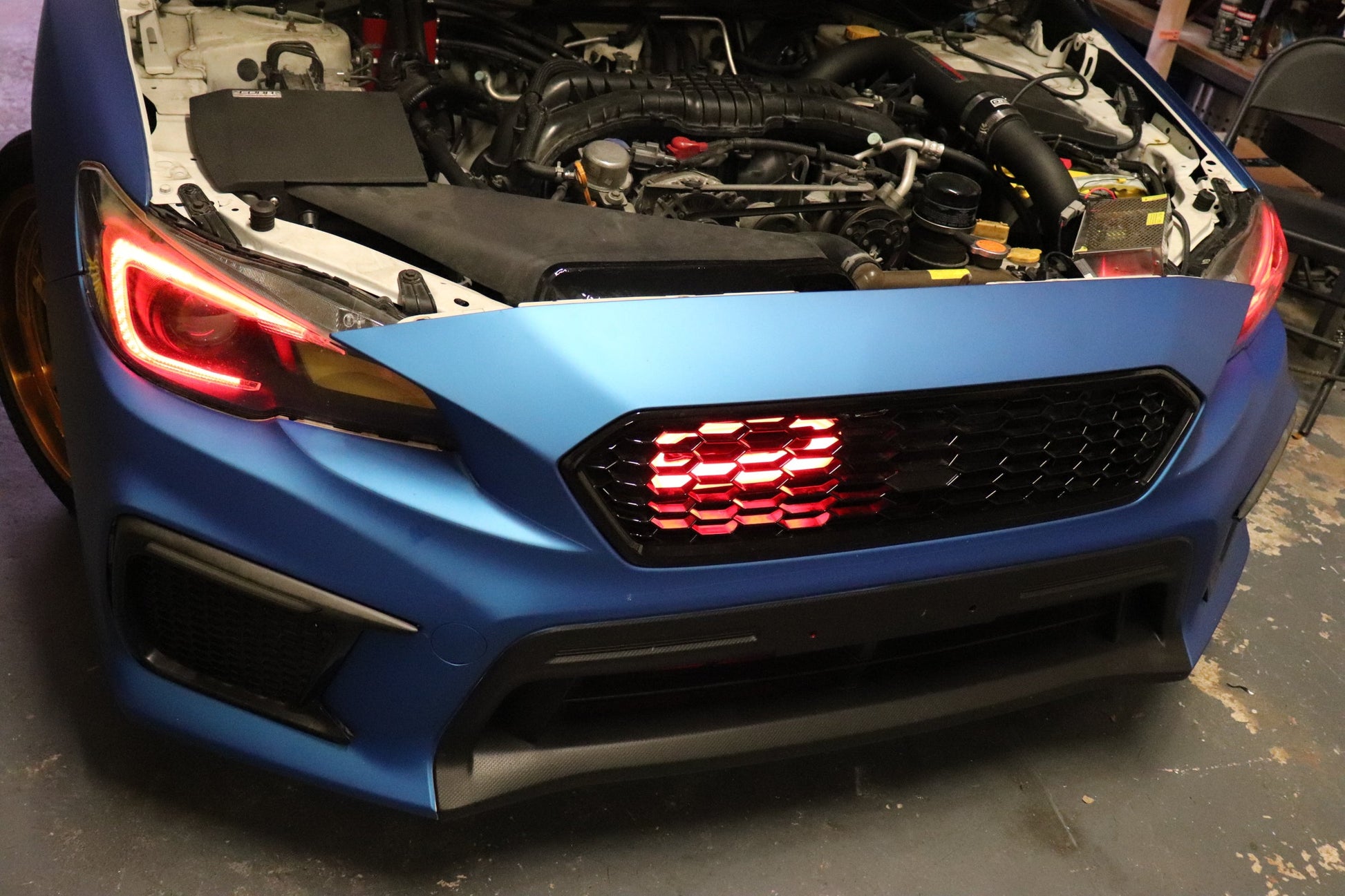 2015-2021 Subaru WRX and STI BIG MOUTH "LIT KIT" Ram Air Intake Snorkel | Velossa Tech Design