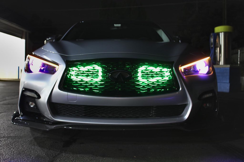 2016-2020+ Infiniti Q50 RedSport BIG MOUTH "LIT KIT" Ram Air Intake Snorkels | Velossa Tech Design