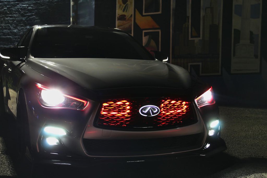 2016-2020+ Infiniti Q50 RedSport BIG MOUTH "LIT KIT" Ram Air Intake Snorkels | Velossa Tech Design