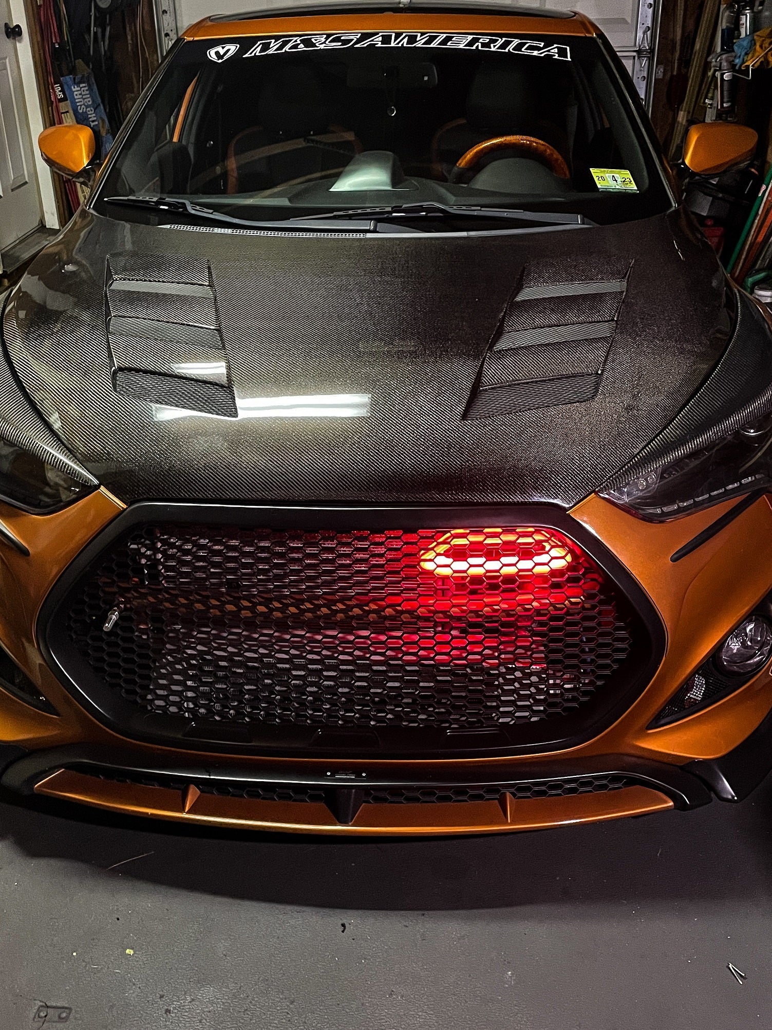 2013-2017 Hyundai Veloster Turbo BIG MOUTH "LIT KIT" Ram Air Intake Snorkel-thumbmail-4