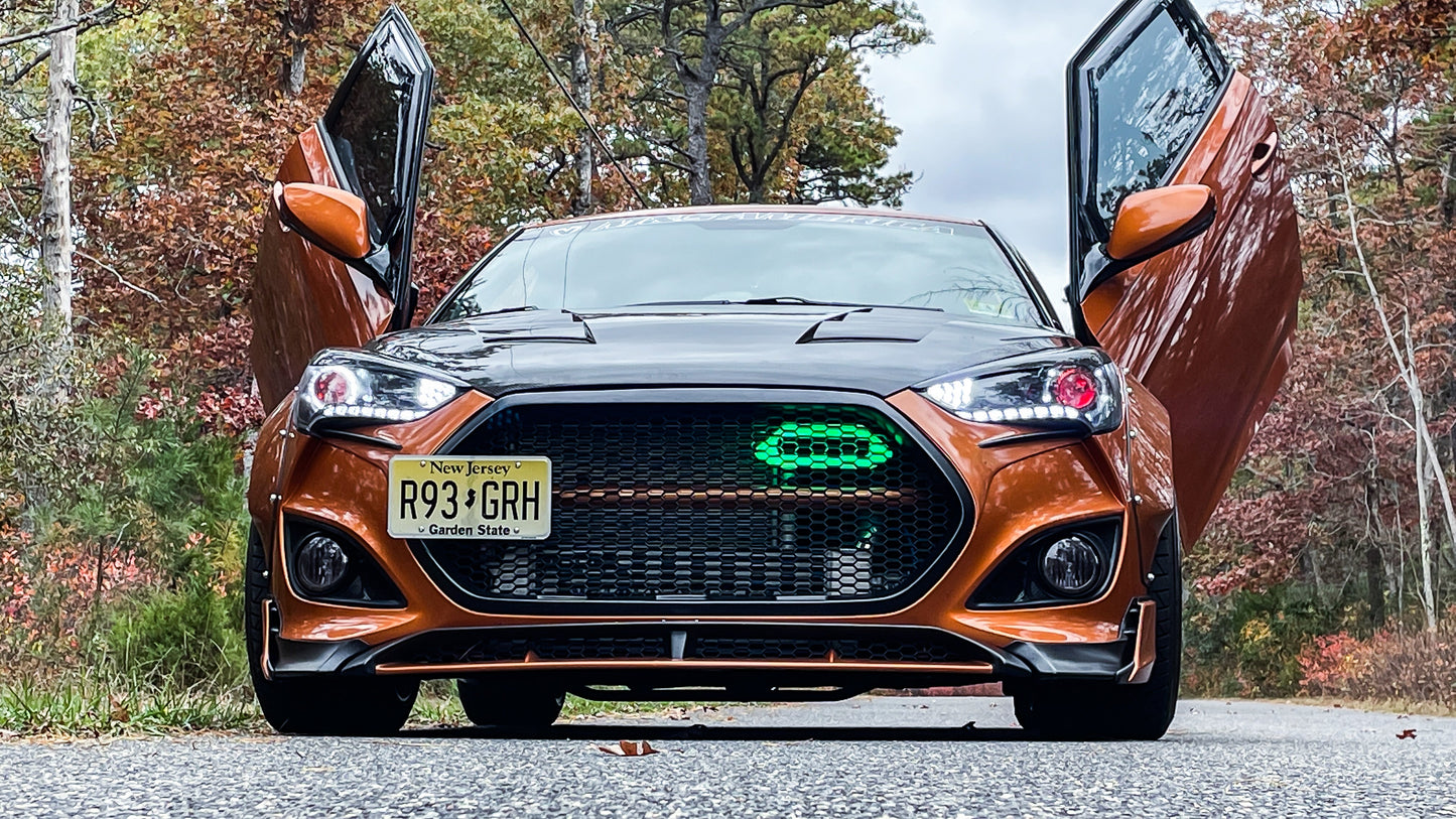 2013-2017 Hyundai Veloster Turbo BIG MOUTH "LIT KIT" Ram Air Intake Snorkel