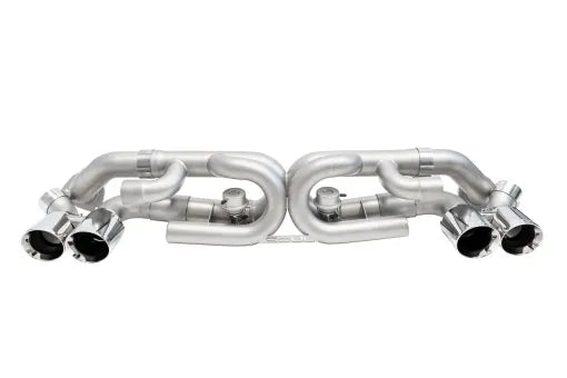 SOUL 12-16 Porsche 991.1 Carrera Base (without PSE) Valved Perf. Exhaust - Pol. Chrome Tips - w/ VC-thumbmail-2