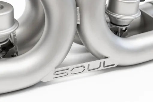 SOUL 12-16 Porsche 991.1 Carrera Base (without PSE) Valved Perf. Exhaust - Pol. Chrome Tips - w/ VC-thumbmail-3